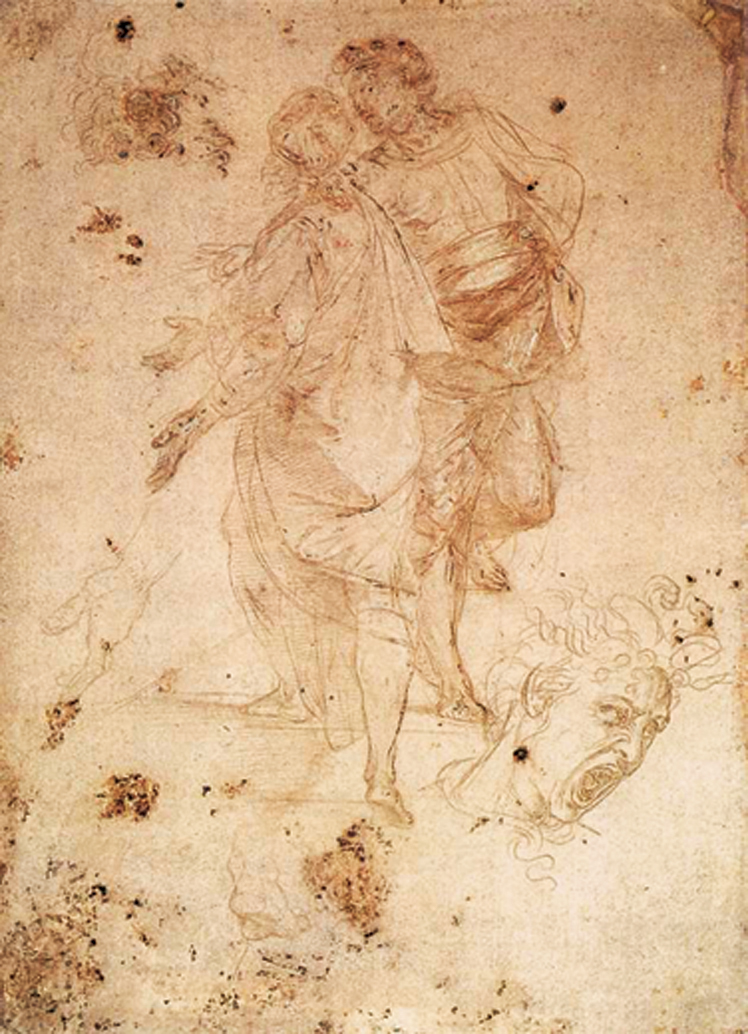   拉斐尔·桑西  Raffaello Santi  ——素描作品 (33)